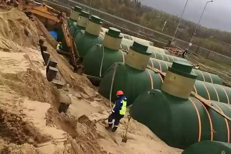 Поставка и установка подземных ёмкостей  